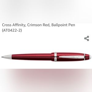 Cross affinity crimson red ballpoint pen NEW in box. Great gift!